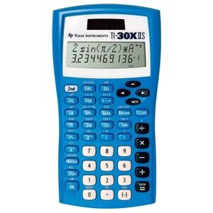 Texas Instruments Blue 30XIIS Scientific Math Algebra High School Calculator